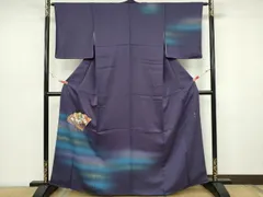 青木龍雲訪問着&袋帯&新品帯締め Yahoo!オークション - 平和屋着物 染色作家 青木龍雲 六通太鼓柄袋帯