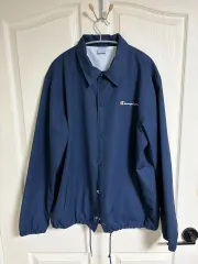 チャンピオン ネイビー コーチジャケット
