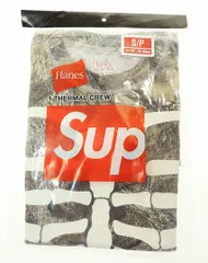 シュプリーム SUPREME × Hanes 24AW BONES THERMAL CREW 1PACK CAMO S ヘインズ ボーンズ サーマル クルー Tシャツ カモ ブラウン 【ブランド古着ベクトル】【中古】☆AA★■251107