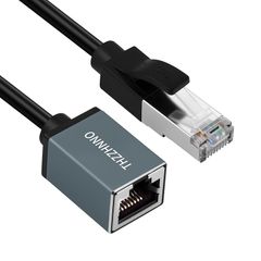 【送料込】THZZHNNOートイーサネット延長ケーブル 1M、1000Mbps ギガビット RJ45 オス対メス LAN コード、高速ネットワーク拡張用（PC/Mac/ルーター/モデム/スイッチ/ゲーミングコンソール/スマート TV/NAS 機器対応） 0