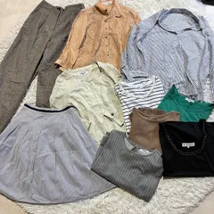 【まとめ売り】NATURAL BEAUTY BASIC (ナチュラルビューティーベーシック) ジャケット スカート シャツ カジュアル 10点セット