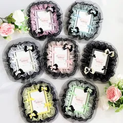 硬質ケース/ケースデコ/トレカケース/トレカデコ/推し活/推しカラー/レース/リボン【29】