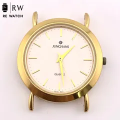 【ジャンク】JUNGHANS AN-J-2001M ゴールド クォーツ腕時計のサムネイル