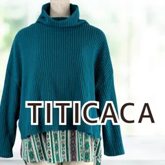 USED TITICACA ワイドリブタートル グリーン レディース チチカカのサムネイル