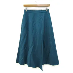 ロペ ロングスカート ボトムス フレア 日本製 レディース 38サイズ グリーン ROPE' 【中古】