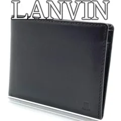 LANVIN COLLECTION ランバンコレクション 2つ折り財布 レザー ダークブラウン  Leather Bifold Wallet Dark Brown