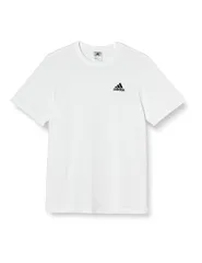 [アディダス] 半袖 Tシャツ エッセンシャルズ シングルジャージー スモール刺しゅうロゴ メンズ ホワイト(IC9286) 2XL 