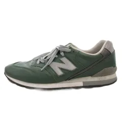 ニューバランス NEW BALANCE CM996NC スニーカー シューズ ローカット レザー 28.5 緑 グリーン /FF