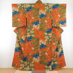 雅星本店オリジナル 半幅帯長尺 しましま渦巻き・パープル&ネイビー
