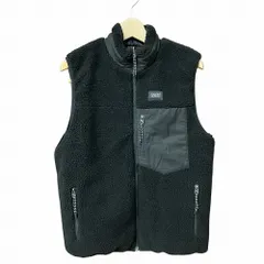 タイオン TAION リバーシブル ボア ナイロン ダウンベスト 2WAY 黒 ブラック M 