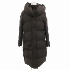 ローレンラルフローレン LAUREN RALPH LAUREN ダウンコート ジャケット フード RLロゴ ジップアップ スナップボタン ロング M 黒 ブラック /FF ■GY14のサムネイル