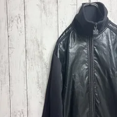 adidas アディダス SPO EUROPA TT トラックジャケット 異素材切替 ブラック メンズ 95サイズ