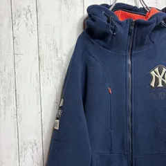 MLB ニューヨーク・ヤンキース フリースジャケット ネイビー メンズ 100サイズ