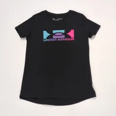 ジュニア テックソリッドスクウェアビッグロゴショートスリーブTシャツ 1369897 ブラック 140cmのサムネイル