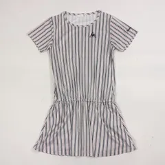 レディース ストライプワンピース QTWPJJ03 ホワイト M