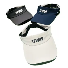 【新品】TFW49 tfw49 ティーエフダブリュー ゴルフ メンズ レディース ユニセックス サンバイザー TAFFETA SUN VISOR T132520014 ホワイト チャコール ネイビー 定価9,350円