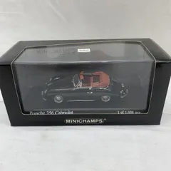 【中古】1/43 MINICHAMPS Porsche 356 ｶﾌﾞﾘｵﾚ 1954 (ﾌﾞﾗｯｸ)[91]