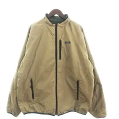 フリークスストア FREAKS STORE リバーシブルジャケット ナイロン ボア ブルゾン 長袖 ハイネック ロゴ FS21AW-35 ベージュ カーキ XL