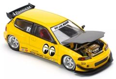 ホットウィールカスタム シビック EG6 v☆自作アルミリム☆深リム