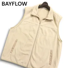 【美品 22AW】BAYFLOW ベイフロー 秋冬 フリース★ ベスト ジップアップ Sz.4 メンズ