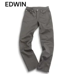 EDWIN エドウィン E403W WILD FIRE★ 防風 防寒 裏起毛 ストレッチ デニム パンツ ジーンズ Sz.30 メンズ 灰 日本製 バイク