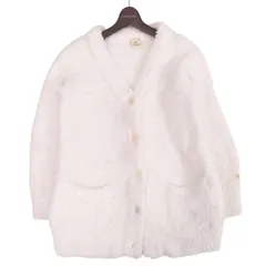 gelato pique ジェラートピケ 秋冬★ ニット カーディガン ルームウェア 羽織り Sz.F レディース 白