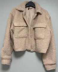 H&M クロップド ボア フリース ジャケット M
