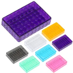 HOREJIAシガレットケース汎用交換 iqosに適用するヒートスティックケース タバコ専用カバー 衝突防止 PCケース 加熱式たばこ弾箱 変形しづらく 防水防汗 薄型 携帯便利 （ケースのみ） (クリアパープル)