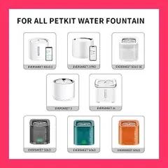 【スタッフおすすめ！】PETKIT(ペットキット) 給水器交換用フィルター3.0 (5コセット) ナイロン