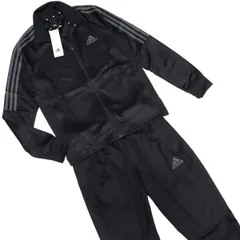 ★アディダス ADIDAS 新品 メンズ 吸汗速乾 ジャケット ロングパンツ ジャージ 上下セット SET スーツ 黒 [SETH289161N-M] 五 壱★QWER★
