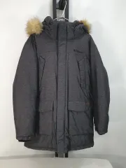 コロンビア ダウンコート チャコール グレー L