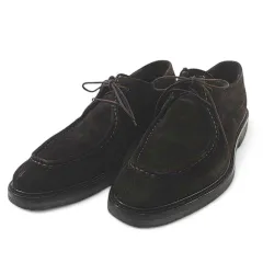 エルメネジルドゼニア Ermenegildo Zegna カジュアルシューズ レースアップ US7 ブラウン 茶系 スエード  イタリア製のサムネイル