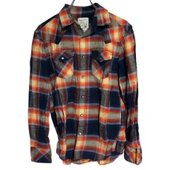 B061 DIESEL ディーゼル シャツ 長袖 オンブレ チェック カジュアル メンズ S