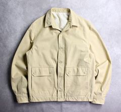 HOLLOWAY】90s ホロウェイ アメリカ製 袖革スタジャン 防寒中綿入り