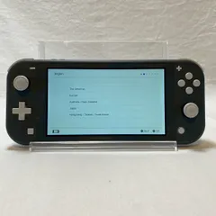 【良品】Nintendo/Switch/Lite/HDH-001/グレー/本体のみ/初期化済み/動作確認済み/No.4509
