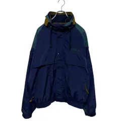 【Dunbrooke】 90s 3in1 フリースライナー付き 企業ロゴ刺繡 フード収納マウンテンパーカー S-3486