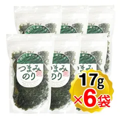 加用物産 高知県 四万十青のり入り つまみのり 17g×6袋セット あおさ 海苔 青海苔 青のり あおさ海苔のサムネイル