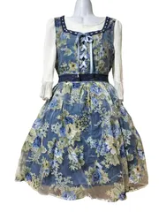 axes femme 花柄ジャンパースカート　ジャンスカ　ワンピース・tocco closetトッコクローゼット　プルオーバー　ブラウス　リボン