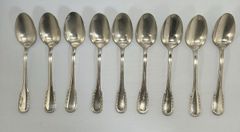 【仏蘭西】 ロシア様式 デミタススプーン 6本 【シルバープレート】 11cm 仏蘭西】 ロシア様式 デミタススプーン 6本 【シルバープレート】 11cm
