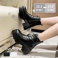 レースアップブーツ ブーツ ショートブーツ 厚底ブーツ 編み上げブーツ レディース 靴 ショート丈 6.5cmヒール シンプル ベルトデザイン 秋冬 CCLTZH1113P381