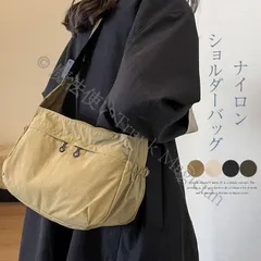 ショルダーバッグ レディース ナイロンバッグ 軽量 ハーフムーンバッグ 斜め掛け バッグボディバッグナイロン 太ベルト ショルダー CCLTZH1113P510