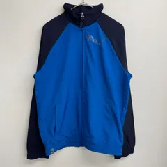 PUMA トラックジャケット フルジップ バイカラー ブルー/ネイビー【メンズS】