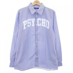 希少 UNDERCOVER 2016SS CAN柄プルオーバーシャツ ネイビー - メルカリ