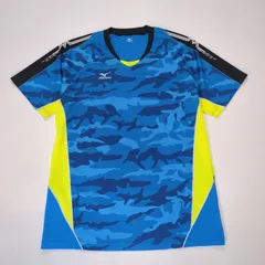 メンズ　バドミントンゲームシャツ　72JA6X01 ブルー XL