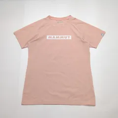 レディース マムート MAMMUT QD ロゴプリント Tシャツ 1017-02021 1017-02021 3665 ピンク Lのサムネイル
