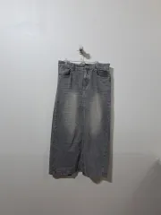 レディース ブラックデニム デニム スカート スカート XL