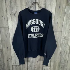 OLD Champion 90s チャンピオン REVERSE WEAVE リバースウィーブ 3列 MISSOURI 273 ATHLETICS 肉厚 厚地 スウェット スエット トレーナー メンズ M サイズ