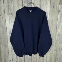 OLD JERZEES 90s ジャージーズ RUSSELL ラッセル Vガゼット 無地 スウェット スエット トレーナー メンズ L サイズ