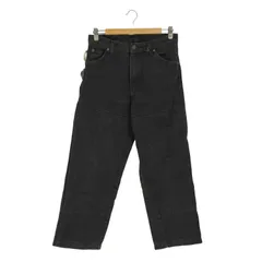 ディッキーズ Dickies 90S~00S  後染め ダブルニー ブラック デニム パンツ メンズ 表記無 