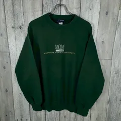 OLD JAN SPORT 90s ジャンスポーツ MOM NORTHERN MICHIGAN UNIVERSITY 刺繍 裏起毛 スウェット スエット トレーナー メンズ L サイズ